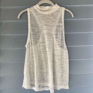 Free People: We The Free Gauzy High-Neck Tank